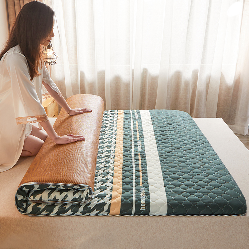 加厚凉藤席学生宿舍家用双面床垫0.9m1/1.2/1.35*1.9/1.5/1.8X2米
