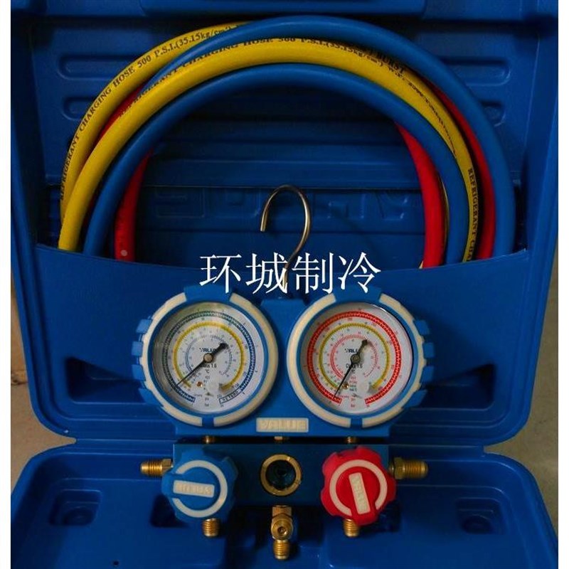 飞越R22双表/VMG-2-R22-B/R22精准表组/空调加液表/冷媒压力表*