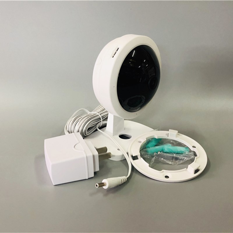 TP-LINK 全景无线摄像机360度500万超清家用红外夜视监控IPC55AE