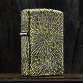 ZORRO佐罗黄铜珊瑚坑煤油手工精雕作旧 创意工厂家 个性