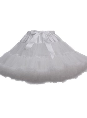 lolita纱裙云朵裙撑新款潮网纱无骨裙撑衬裙半身裙蓬蓬裙cosplay