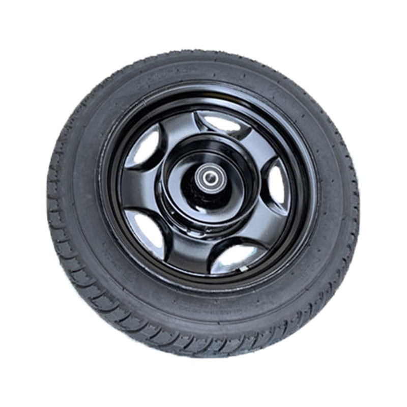 电动三轮车前轮整套钢轮375-12/300-12/16X4.0/350-10/275-14整套