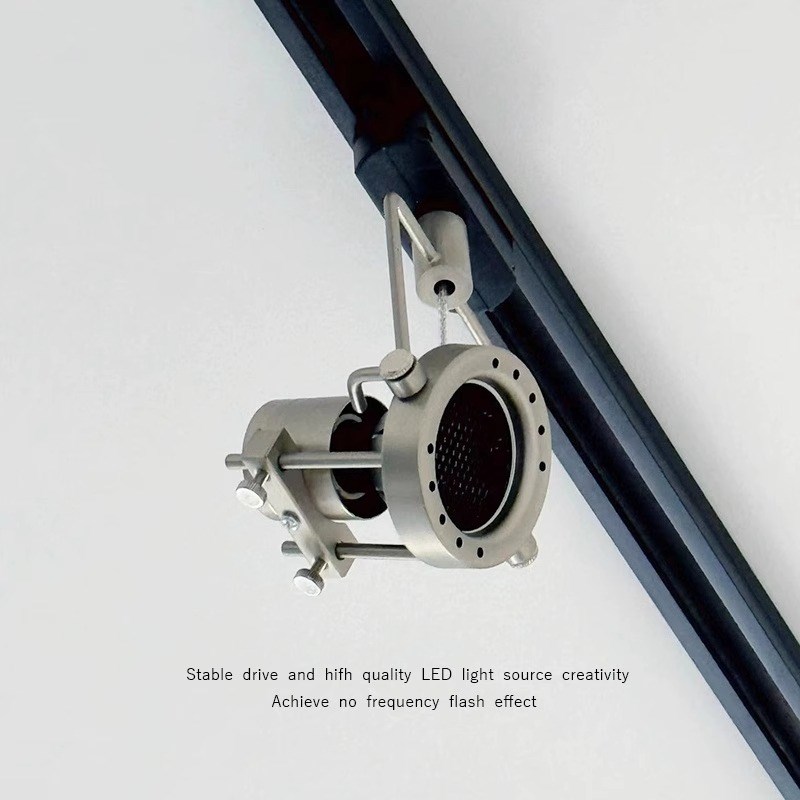 复古工业风轨道灯射灯led明装背景墙射灯店铺北欧小山丘导轨射灯