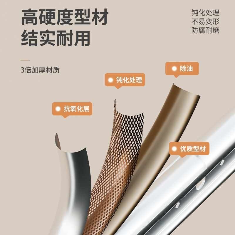 升降晾衣架手摇双杆式阳台晾w衣杆家用室内手动晒衣架自动折叠凉