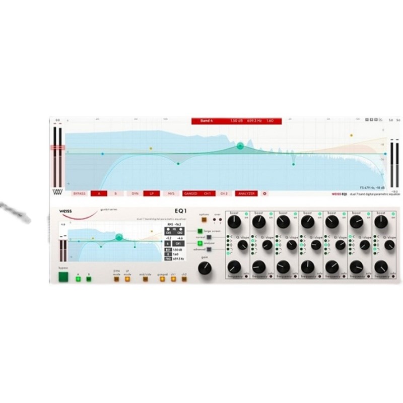 Softube Weiss EQ1 母带级EQK均衡器插件效果后期母带混音