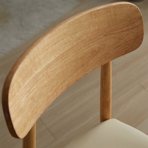 实木椅子餐椅家用现代原木风软包靠背椅餐厅酒店简约高级感餐桌椅