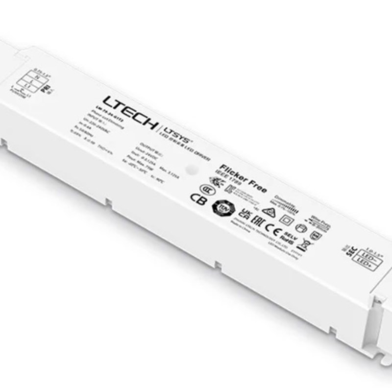 LTECH雷特 可控硅 横流筒射灯恒压灯带调光驱动电U源/调光开关电