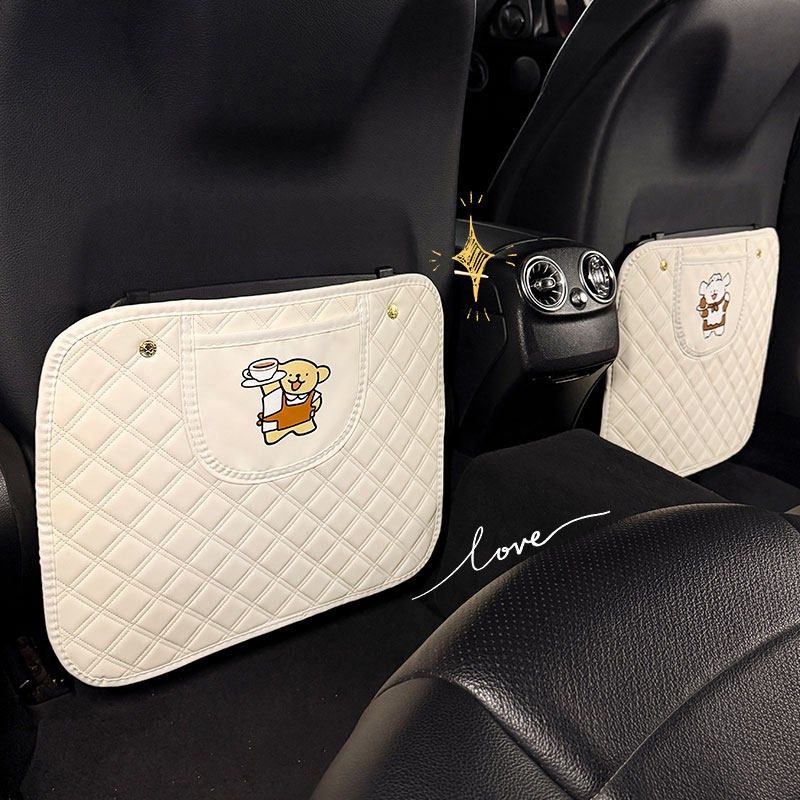 汽车防踢垫后排通用卡通可爱车载座椅后座防磨垫儿童车内后背防脏,汽车用品/电子/清洗/改装,车用防踢垫/防磨垫,淘宝优惠券,粉丝福利购,淘宝优惠卷