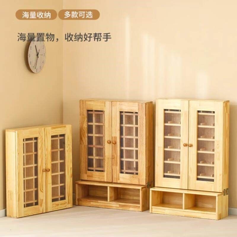 新款42人口杯架 樟子松42人格子带门带底座 樟子松,商业/办公家具,办公储物柜,淘宝优惠券,粉丝福利购,淘宝优惠卷