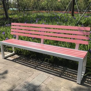 户外休息长凳子浴室椅公园长椅子靠背椅更衣室实木条椅健身房长凳