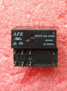 原装全新AFE爱福继电器BRT2-SS-209D电压9VDC两组转换8A8脚