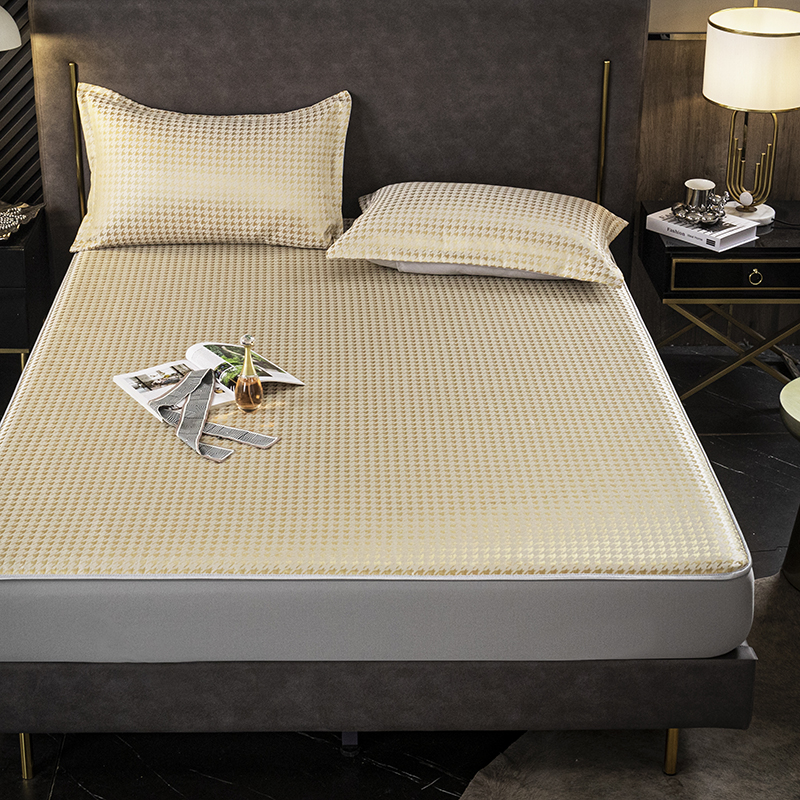 定做订制床笠款冰丝席凉席子榻榻米拼接子母床罩0.9m1.35米1.5*2