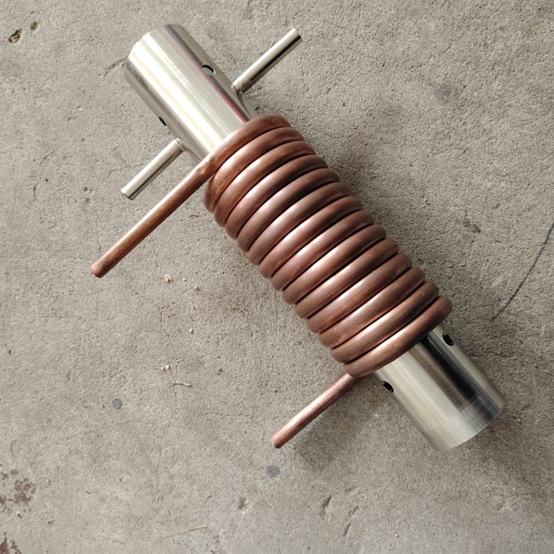 螺旋铜管盘管冷凝散热管冷却管换热交换器定做铜线圈绕管加工铜管