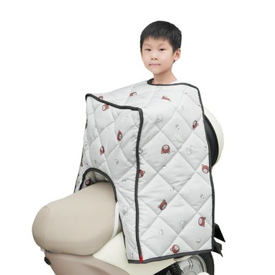 电动车后座挡风被儿童亲子分离式挡风罩冬季加绒加厚斗篷防水