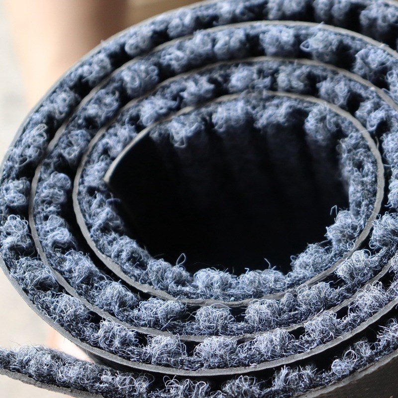 沟槽粘金毯1.2米宽粘金毯溜金毯黑色沟槽粘金毯