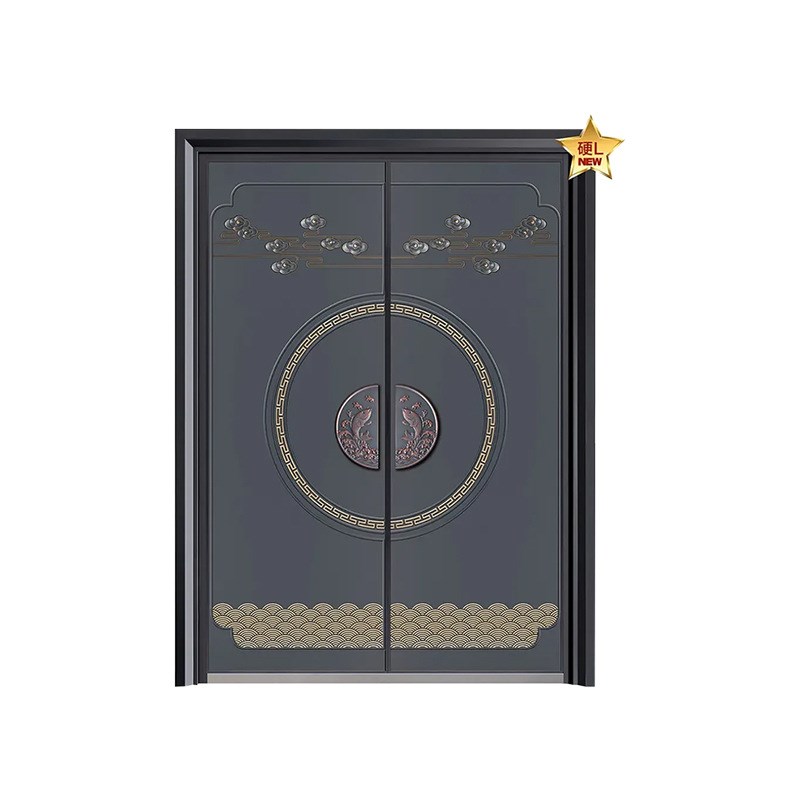 自建房防盗门精雕铸铝入户门不锈钢别墅庭院大门套房进户门