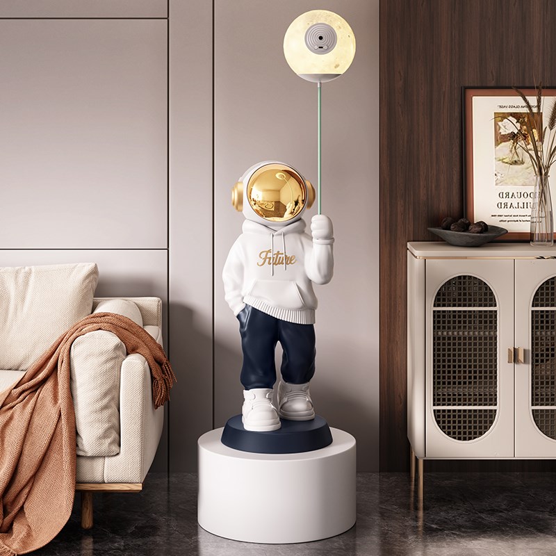 音乐太空人宇航员落地大摆件家居装饰品电视柜沙发旁边乔迁礼物