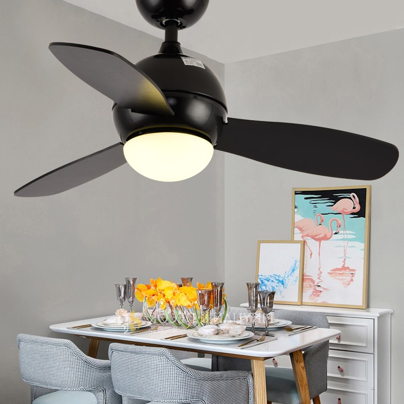 儿童风扇吊灯书房卧室马卡龙简约风扇灯男孩女孩幼儿园书房吊扇灯