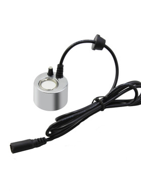 小型假山造景专用雾化器配件12彩灯大雾量超声波加湿器喷雾头盆景