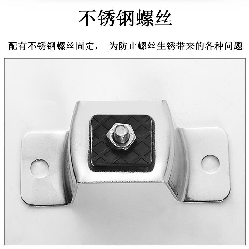 加厚1-2-5P匹空调通用地架不锈钢空调外机底座减震托架落地支架子