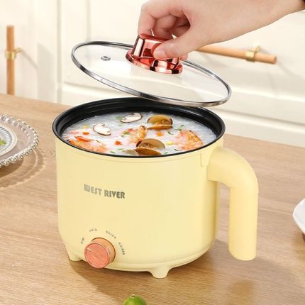 全自动蒸煮不沾锅宿舍学生电炒锅电饭锅智能小快煮锅电火锅快煮锅