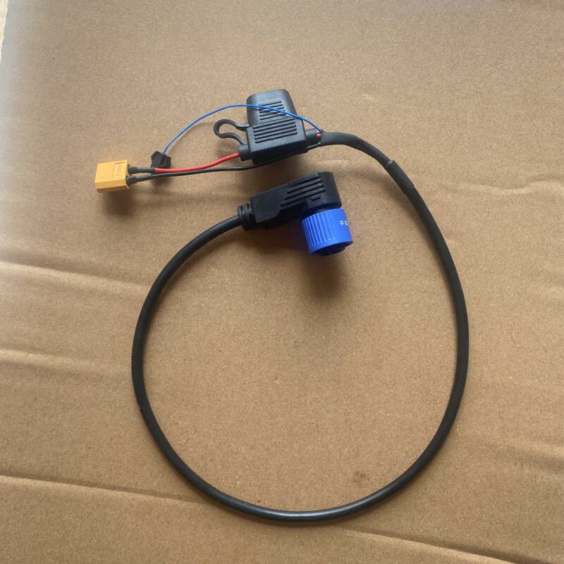 48V锂电瓶插头l雅迪GT3折叠车电瓶连接线笑脸插座放电线国标