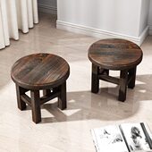 实木小凳子家用矮凳小板凳儿童圆凳客厅茶几沙发凳大人结实木头凳