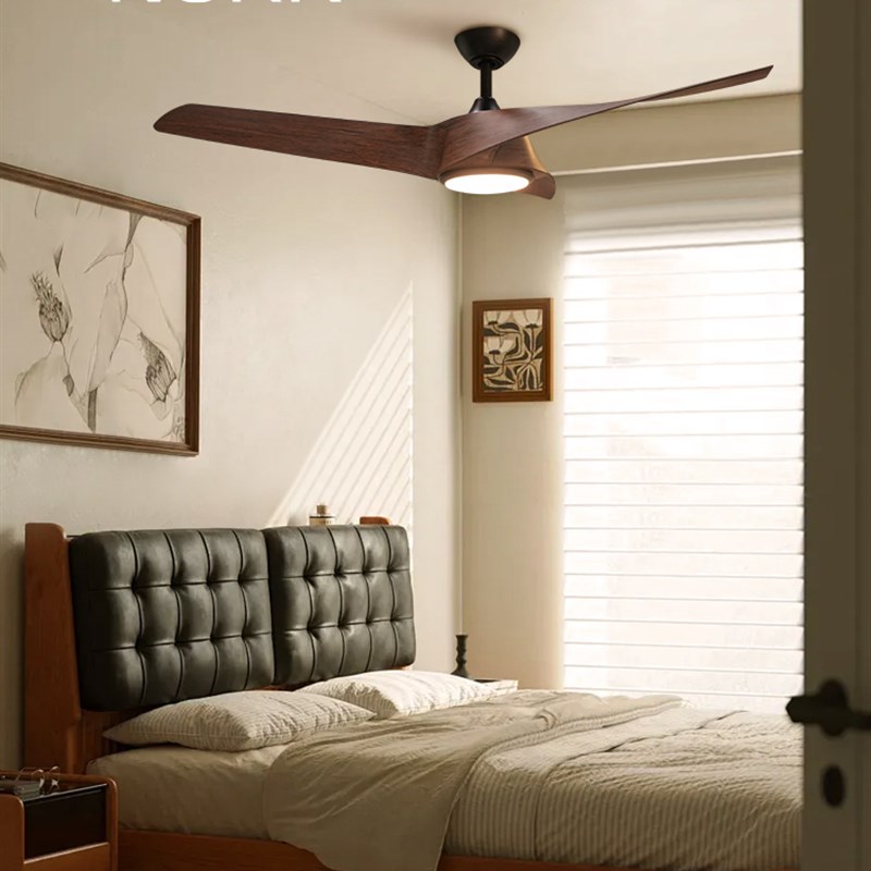 诺克舞蝴蝶卧室扇灯餐厅吊扇灯客厅扇灯沉默中世U纪扇吊灯集成灯