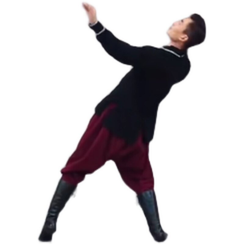 MONGOLIAN COSTUME MAN LI DEGE AND JING HAVE THE SAME STYLE OF ART EXAMINATION DANCE COSTUME EXAMINATION AND PRACTICE EXERCISES AND PERFORM ETHNIC MINORITY MONGOLIAN ROBES