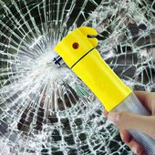 多功能汽车用安全锤救生逃生锤工具用品车载破窗器手电筒应急灯