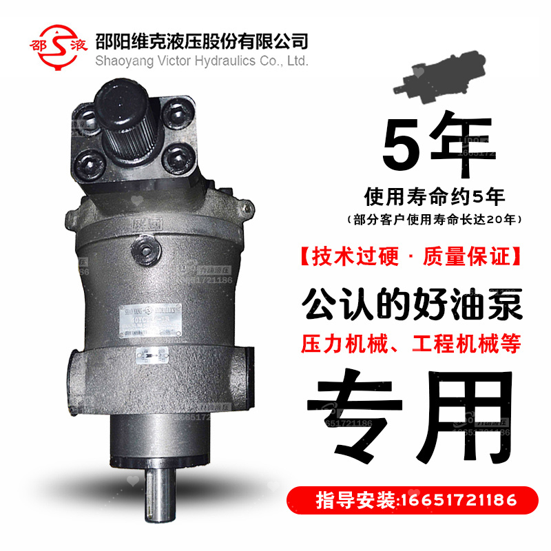 邵阳液压SY-63YCY14-1B轴向柱塞泵直插F式油泵电机组10YCY-Y132S-