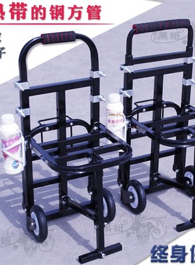 LC01小拉车折叠拖车行李车拉z货载重手推车带凳子的拉杆购物小货