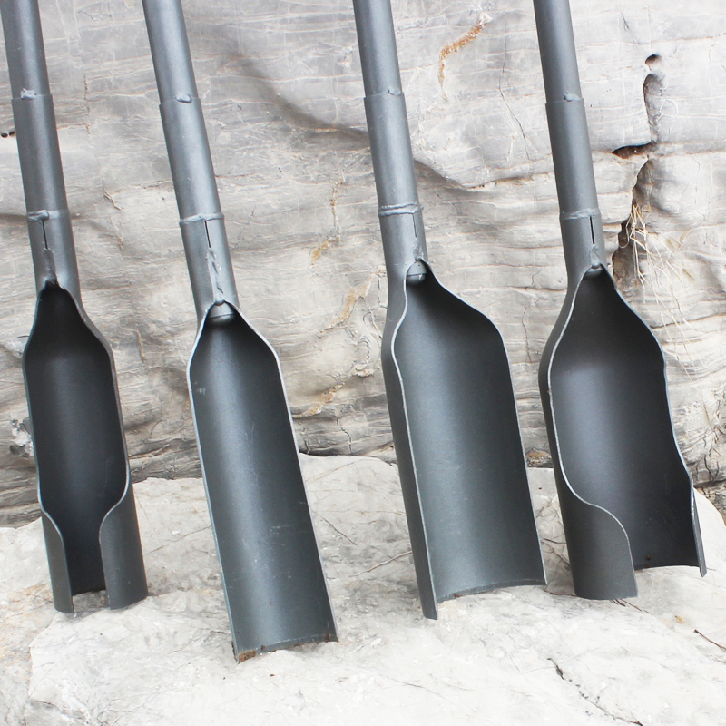 洛阳铲考古打洞专业取土器挖土锰钢泥沙铲头勘探针打井桩农用工具
