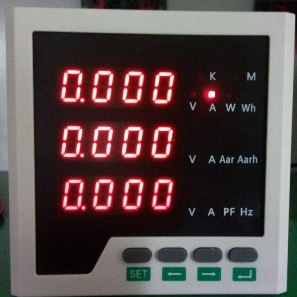 质保2年智能三相电流表 三相电压表三相多功能电力仪表网络测量表