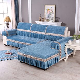 沙发垫四季 通用沙发套罩一套沙发套全包盖布巾简约现代组合绒冬季