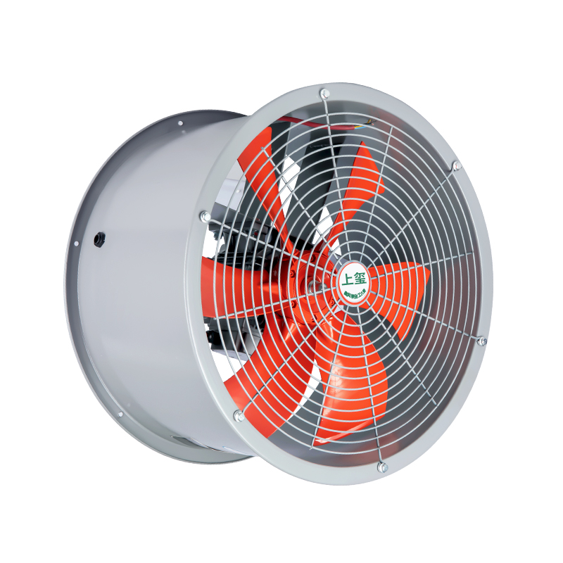 耐高温轴流式风机工业380V排风扇散热管道圆筒排风机强力厨房抽油