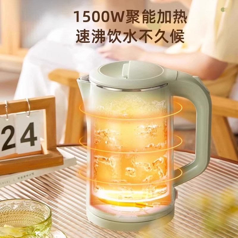 奥克斯电热水壶烧水壶家用恒x温全自动保温开水壶学生不锈钢大容