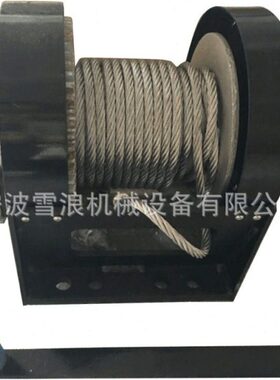 雪浪5.2kg绞盘手摇式绞盘2000lbs游艇配件手动绞盘