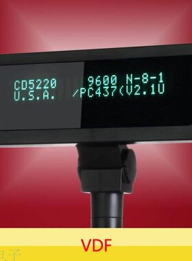 串口VFD英文点阵顾客显示屏 顾客显示器 客显E2002V-PD