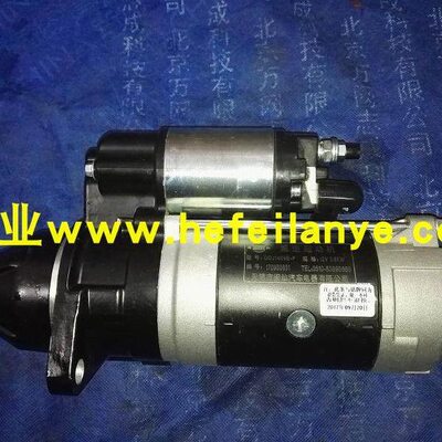 叉车启动机闽仙全柴QC490GP起动马达QDJ1409E-P合力原厂配件