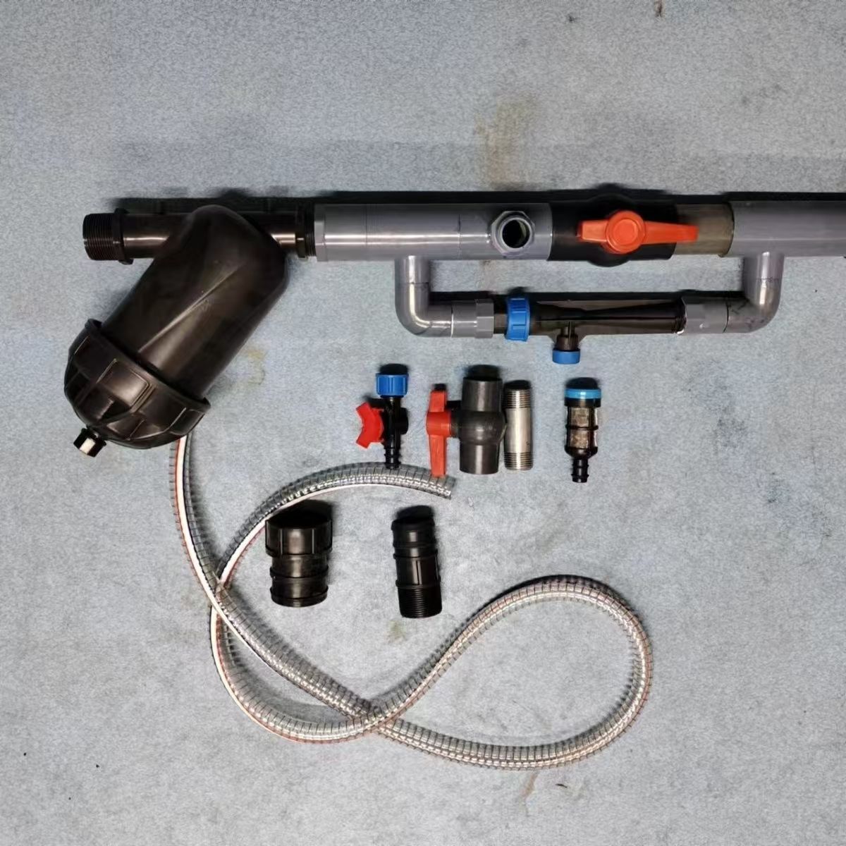 新款文丘里施肥器带过滤器农用滴灌打肥器冲肥器水动力水肥一体化