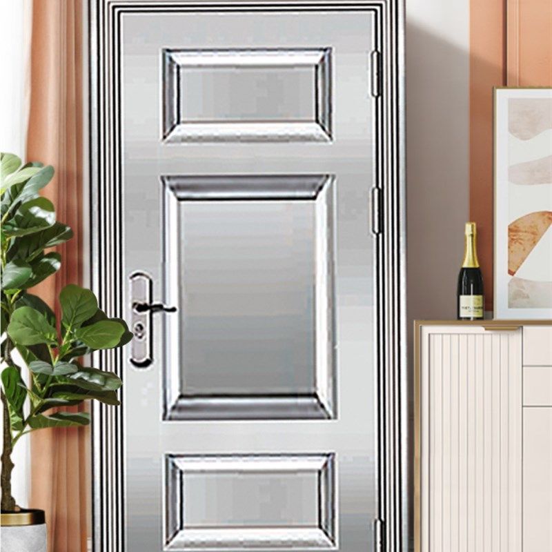 不锈钢门304单门防盗门厂家直销一整套门扇特厚打304钢印入户门