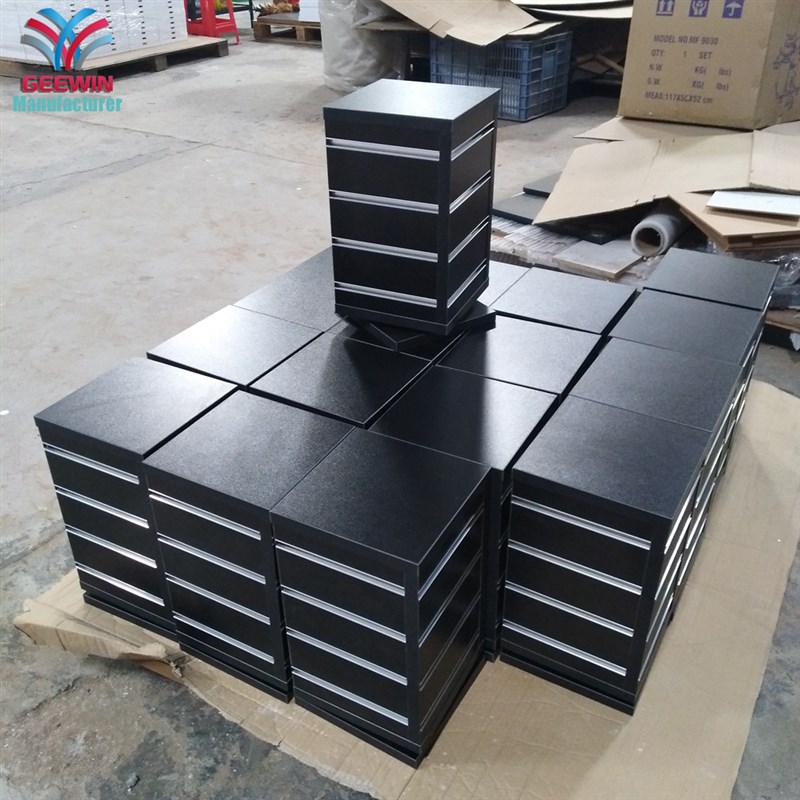 简易木制台面小旋转架旋转Z槽板首饰架