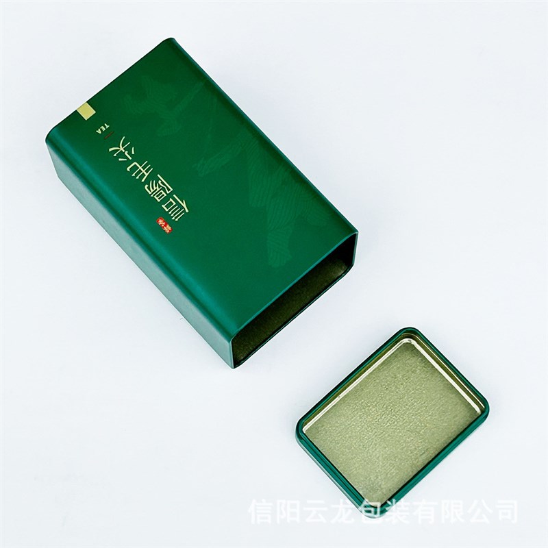 热销2.1元/个,250g大方字信阳毛尖茶罐,108个/箱