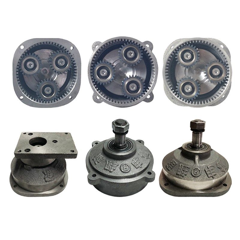越强电动三轮车电机头总成前盖齿轮减速箱水车电机变速箱