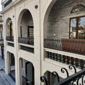 欧式 铁艺阳台围栏露台护栏窗台护栏空调外机架阁楼护栏走廊栏杆