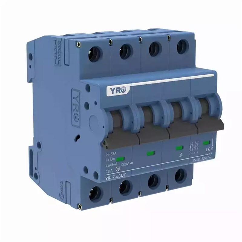 厂家直销 直流光伏断路器空气开关YRL7-63DC 4P 63A 1000V