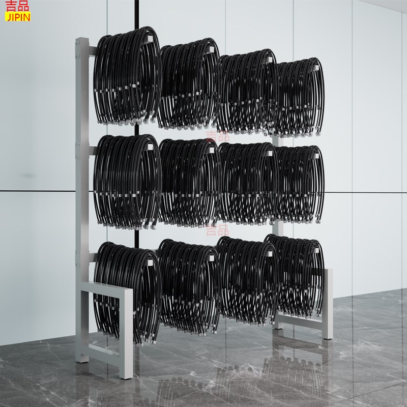 电线电缆展示架舞台灯光音响数据线存放架水管软管线圈挂线束展架