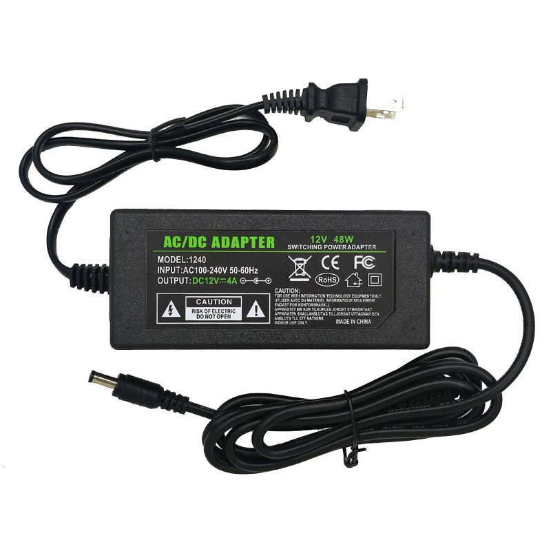 12v4a电源适配器电脑液晶显示器屏监控LED灯电源12V3A 2A通用