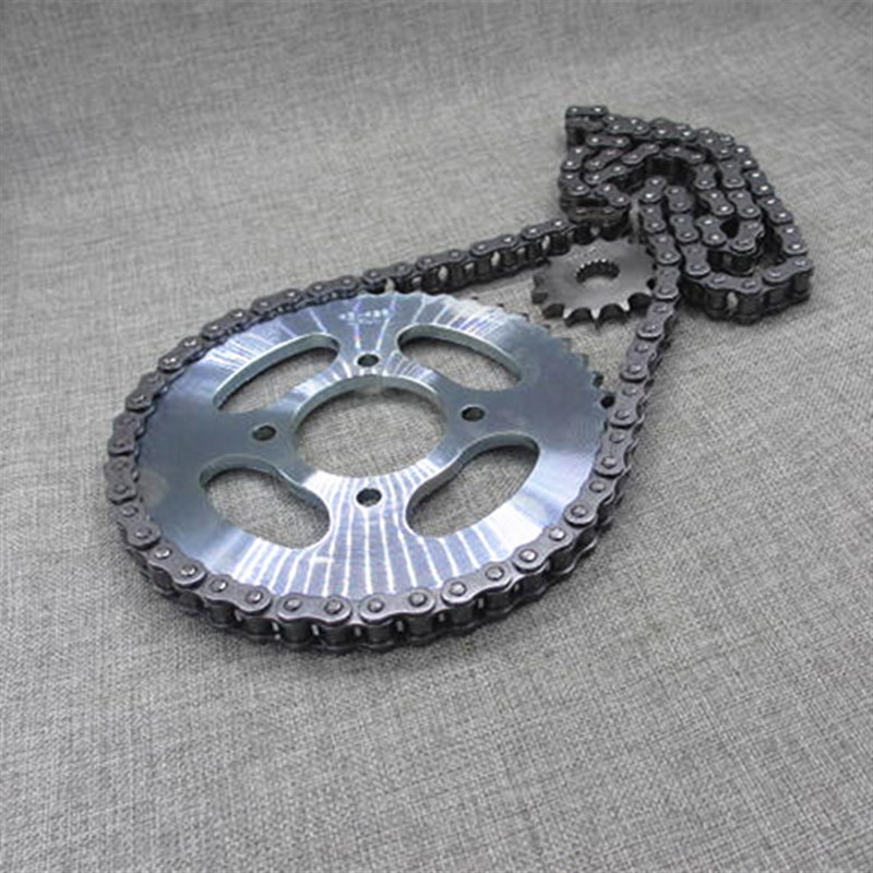 摩托车配件钻豹125K-2-3Aw套链GS125大小链盘链轮链条链盘牙盘齿